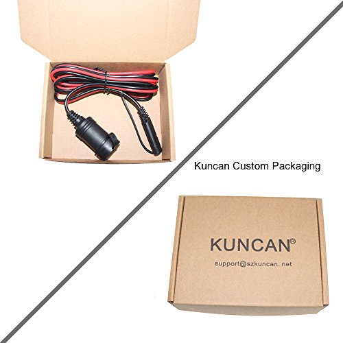 kuncan 6 FT SAE    Adaptateur femelle prise allume-cigare 12-24 V Chargeur de batterie d alimentation  arr  t rapide