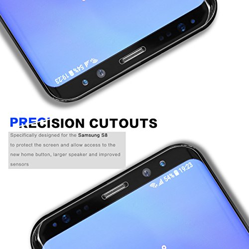 Pomisty Galaxy S8 Plus Panzerglas Schutzfolie,Displayschutzfolie Schutzfolie Samsung S8 Plus 9H Härte Glas Folie für Samsung Galaxy S8 Plus … (Samsunf S8 Plus) - 4