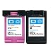 Produktbild liku Technics 2 Stück für HP 652 XL Tintenpatronen für HP 652 Deskjet Ink Advantage 1115 2135 3635 1118 2138 3636 3638 Drucker