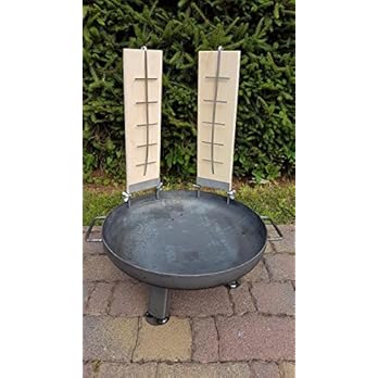 Feuerschale Kiel 55 Cm 2 Flammlachsbretter