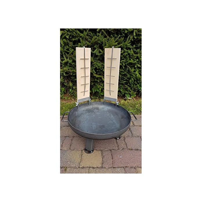 Feuerschale Kiel 55 Cm 2 Flammlachsbretter