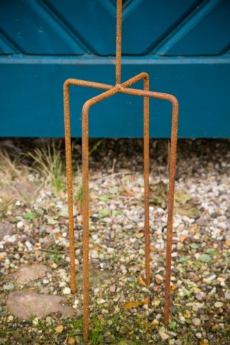 Steckherz, Metallherz, Gartenstecker Herz, rost, Breite ca. 97cm, Höhe: ca. 170 cm - 4