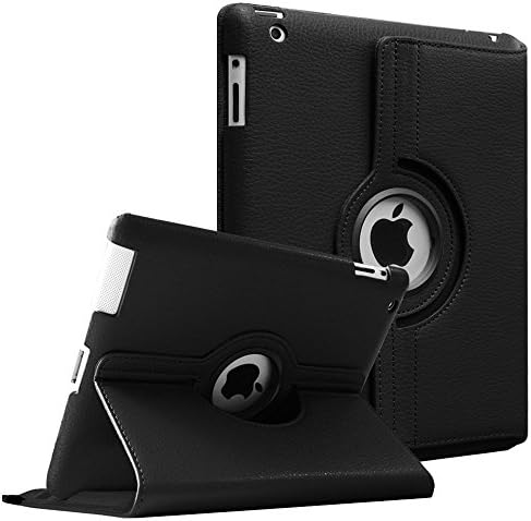 iPad Air 2 Case - GOEXTRO 360 Degree Rotating Adjustable Stand Case Cover with Smart Auto Sleep / Wake Feature for Apple iPad Air 2 (iPad 6) (6th Generation) 2014 Model with Free Screen Protector and Stylus,