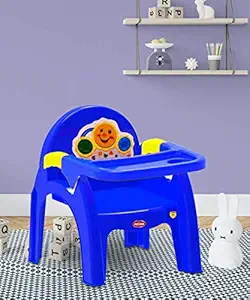 Prima Detachable Baby Desk Plastic Chair 130 | Swings | High Chair | Eating | Feeding | Study | Kids | Toddlers Booster Seat with Safety Tray for 6 Months to 5 Years Age Kids