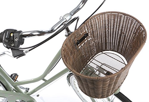 Kingston Hampton, Ladies Classic Bicycle, 7 Speed, 700C Wheel, Sage Green (16 Inch Frame)
