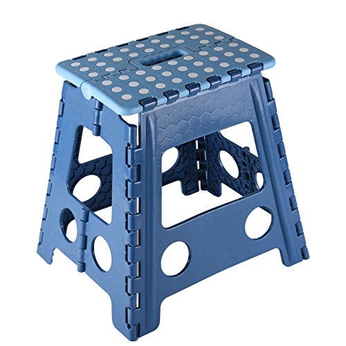 Kesper Escalera Plegable, Plegable, Azul y Negro, 31 x 22 x 39 cm, 1 pcs