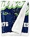 Produktbild Northwest Offizielles NFL-Alter Mink Sherpa Überwurf Decke, 50 x 60 cm, Seattle Seahawks, 50-Inch by 60-Inch