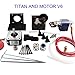 Produktbild rokoo 1 Set Titan Extruder + Stepper Motor + Volcano Hotend Ersatz für 1,75 3D Drucker Teil