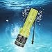 Produktbild Wokee Unterwasser Taschenlampe,50 bis 60 Metern,IPX68 Unterwasser,2 Modi Unterwasser Tauchen Taktische Taschenlampe,Schwarz für Tauch-, Erkundungs