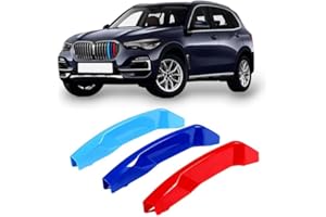 BizTech ® Clip-in Grille inserts compatible with Series X5 X6 E53 E70 E71 F72 F15 F16 G05 G06 Car Sport Decorative Strips (G05 19-up 7-Beams)