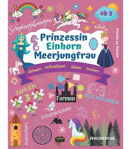 Martinelia 'Let’s Be Mermaids' Nagellack-Set Für Mädchen – 6 Bunte Farben + Meerjungfrauen-Feile
