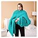 Produktbild NYJ Gestrickte Decke, klobige warme Winter Sofa Cover Decke, Dicke handgefertigte gehäkelte Decke für Bett und Couch (Farbe : B, größe : 60 * 60)