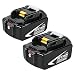 Produktbild [2 Stück] Powayup BL1860B 18V 5.5Ah für Makita Akku Werkzeugakku ErsatzAkku BL1860 BL1850 BL1840 BL1830 BL1830B BL1820 BL1815 BL1845 194204-5 5 LXT400 Li-Ion