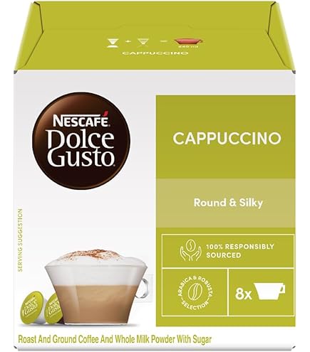 NESCAFÉ Dolce Gusto Coffee Capsules Cappuccino, 16 Count (Pack Of