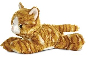 Aurora World Ltd 8-inch Mini Flopsie Molly Cat , Brown