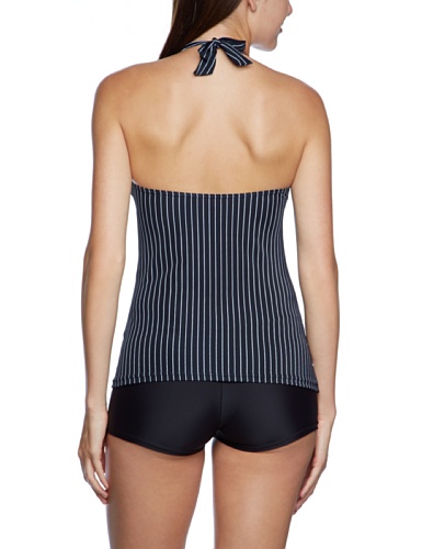 Trendiger Push Up Tankini mit Hotpants/Slip Bandeau / Badeanzug / Figure Optimizer / Raffungen vorn / verschiedene Farben f2507 - 2