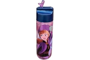 CARTOON Butelka z tritanu ecozen Frozen Disney butelka dla dzieci 540 ml ze składaną dziobką