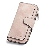 GROßRÄUMIGE: 19cm*10cm*2cm(L*B*H). 4 Geldscheinfächer/ Wechselfächer, 14 Kreditkartenfächer, 2 Slots für Foto, ein Münzfach (auch als Handytasche ) mit Reißverschluss.