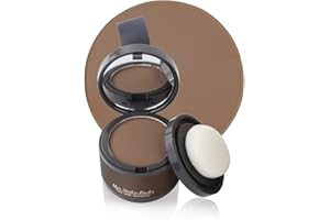 SOVONCARE Sofortige Haarlinie Pulver Haarlinie Schatten Haarabdeckung Haarwurzel Touch Up für dünnes Haar für Frauen Haarwurzel Abdeckung Deckt Haarausfall Dünne Haarabdeckung Pulver (Braun)