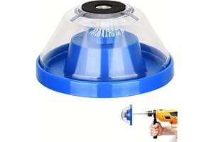 TECHZOCO Estrattore di polvere per trapano, raccoglitore di polveri per trapano, aspirapolvere di polvere per trapano, raccoglitore di polveri per trapano, adatto per punte da 4 mm a 10 mm, plastica,