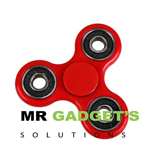 Fidget Finger Spinner Hand Focus Ultimate Spin Aluminum EDC Bearing Stress Toys-Red