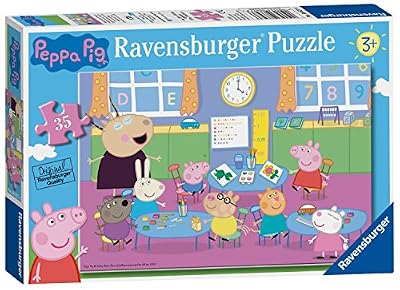Ravensburger Peppa Pig – Salle de Classe Fun 35pièce Puzzle