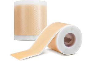 VEXRAN Pansements silicone cicatrice 2 pièces – Pansement cicatrisant pour cicatrices anciennes et récentes – Silicone scar sheets anti-UV, cache cicatrice soleil