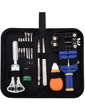 Uhrenwerkzeug ZEIGER Reparatur Satz Uhrmacherwerkzeug Gehäuseöffner Armbandkürzer Stiftausdrücker Pin Remover...