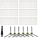 Kit di accessori di ricambio per spazzole laterali con filtro HEPA per aspirapolvere robot OKP Life K2 K3 K4 K5, 6 filtri HEP