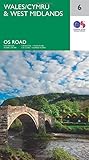 Image de OS Road Map 6 Wales & West Midlands