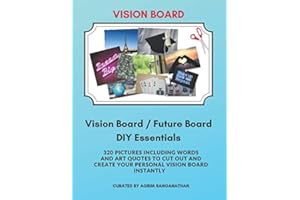 Future Board DIY Essentials: Images, Words and Art Quotes to Manifest Your Dreams and Desires | Law of Attraction Tool Kit (Vision Board Supplies 2021 for Goal Visualization)