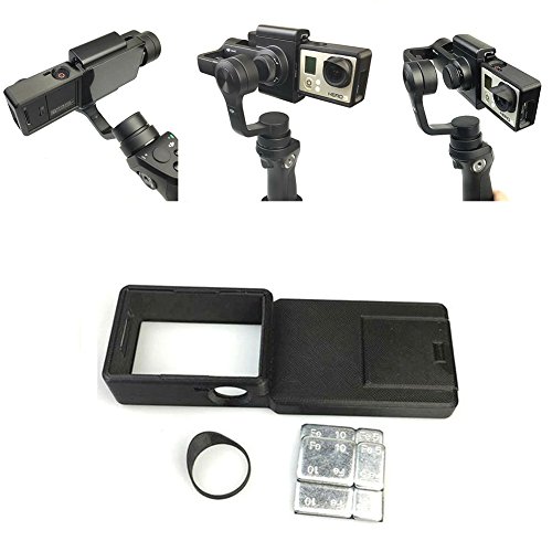 Hinmay piastra adattatore per GoPro Hero 4/3/3Â +/GoPro 5Â DJI Osmo Zhiyun mobile giunto cardanico palmare