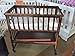 Baby Bassinet with Storage Shelf (Walnut)