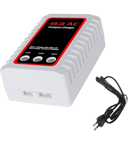 B3AC Carica Batteria RC 2S 3S Li-Po Li-Ion 7.4v 11.1v DRONE ELICOTTERO 3x1000mA