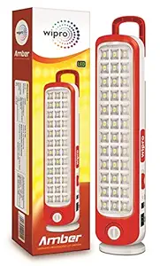 Wipro Amber Rechargeable Emergency LED Lantern (Red)
