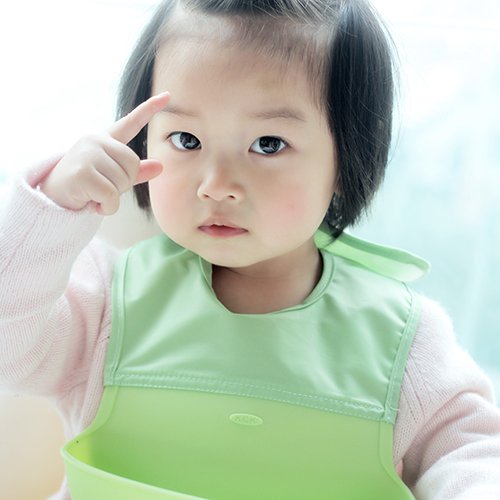 weiche Silikon Tasche Baby Lätzchen, Chilly Rolle bis Kleinkind Lätzchen, wasserdichtes Baby Lätzchen mit komfortabler Stoff Hals, 2 Stück - 7