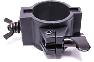 TEK audio ⌀38-50mm lighting Multi Clamp - Half Coupler Truss Clamp Stage Lights Clamp, Lighting O Clamps for DJ Par Lights Spot Lights (1 multi-clamp)