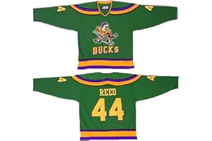 Yajun Fulton Reed #44 Mighty Ducks Film Eishockey Trikots Jersey Herren Sweatshirts Atmungsaktiv T-Shirt Bekleidung
