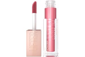 Maybelline New York Lifter Gloss Lip Gloss 05 Petal 5,4 ml | Återfuktande glans med hyaluronsyra, skapar glänsande läppar, åt