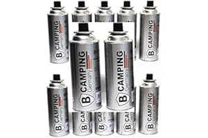 B CAMPING GERMANY Gaskartusche 227g Butan Campinggas Brenner Kocher Gas Kartuschen
