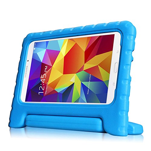 Fintie Samsung Galaxy Tab 4 7.0 Kinder Hülle – Ultra-leichte, stoßfeste und kinderfreundliche EVA Ständer Schutzhülle Tasche Case Cover mit Drehbar Handgriff für Samsung Galaxy Tab 4 7.0 (7 Zoll) T230 T235 Tablet, Blau - 7