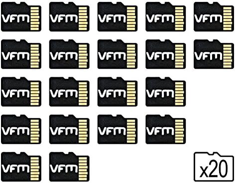 VFM 8gb Class 4 Micro SDHC Memory Cards (Pack of 20) genuine discounts with FREE case and an SD card adaptor. Exclusive multi 8 gb MicroSD packs (Quantity x 20) for mobile phones and other devices. Multi purchase bargains, low cost deals and discounts. Bulk buy cheap micro memorycards in quantity to reduce costs on Samsung GALAXY, Nokia Lumia, Blackberry, Sony, LG, HTC, Orange and Huawei mobiles. Save money on MicroSDHC cards for HERO and Hero2 digital cameras and Raspberry Pi (A+ and B+).