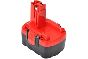 MANUFER Bat038 14.4 V 4000mAh Ni-MH Replacement for Bosch Battery BAT038 BAT040 BAT041 BAT140 BAT159 2607335533 2607335275 2607335685 13614 AHS PSB14.4 PSR 14.4 GST 14.4v