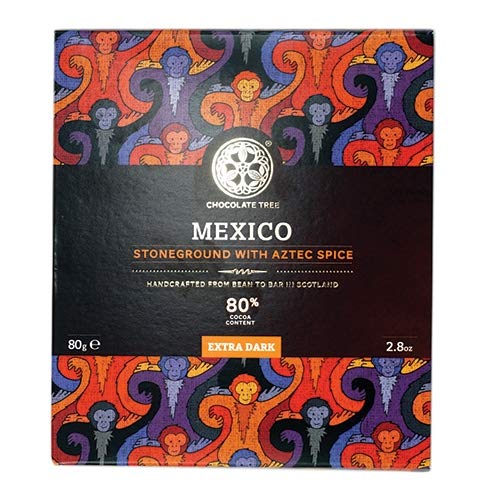 Preisvergleich Produktbild Chocolate Tree, Mexican Stoneground Aztec Spice 80%, 80g.