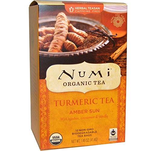 Numi Tea Organic(TURMERIC TEA) Amber Sun 12ct x 41.4g