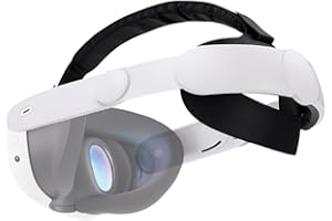 NK Pasek kompatybilny z Meta Quest 3S i Quest 3 Okulary VR Virtual Reality - Regulowana długość, Wygodna, szybka i łatwa instalacja, wyściełana, Comfort, Biały