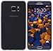 Produktbild mumbi Hülle kompatibel mit Samsung Galaxy S6 Edge Plus Handy Case Handyhülle Slim dünn, transparent schwarz