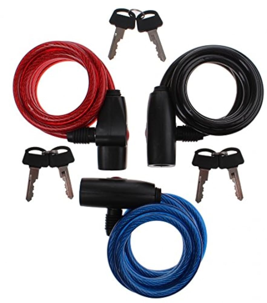 Kabelschlösser Familie 1500 x 8 mm 3 Stücke