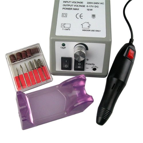 BEIYI® 21-00-6 Electric Nail Polisher Machine Manicure Pedicure Nail Drill File Set Acrylic UV Gel Files Machine With 5 bits set