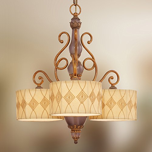 Preisvergleich Produktbild SDKKY Amerikanisches wohnzimmer, schmiedeeiserne tuch Harz kronleuchter, 585*H672mm